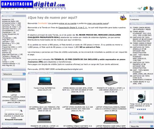 Tienda Virtual AUTOMATICA